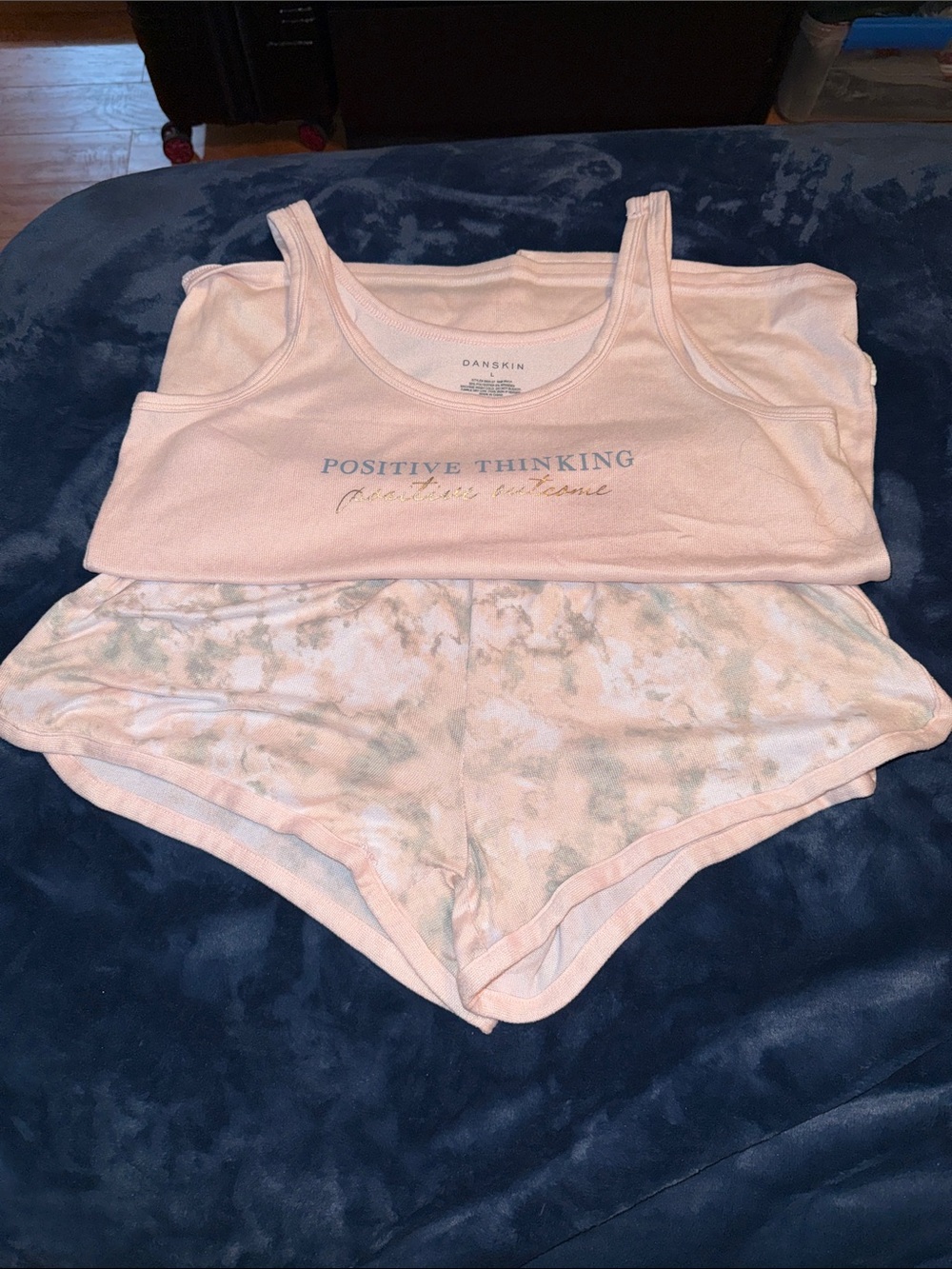 Danskin shorts and tank pajama set